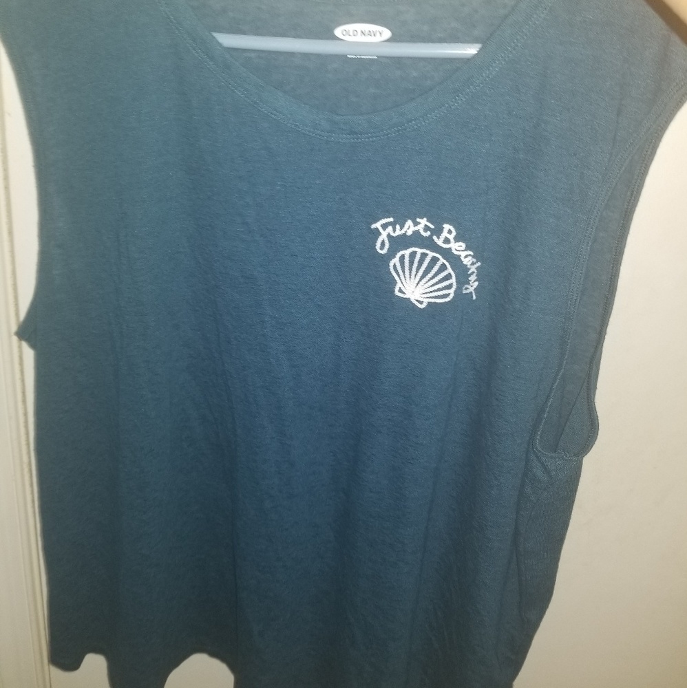 Old Navy Embroidered Tank